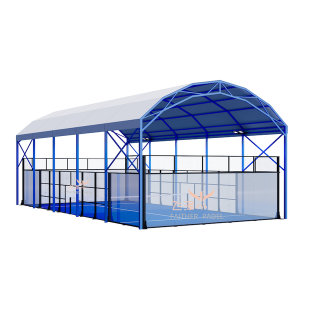 Diamond Paddle Tennis with Canopies