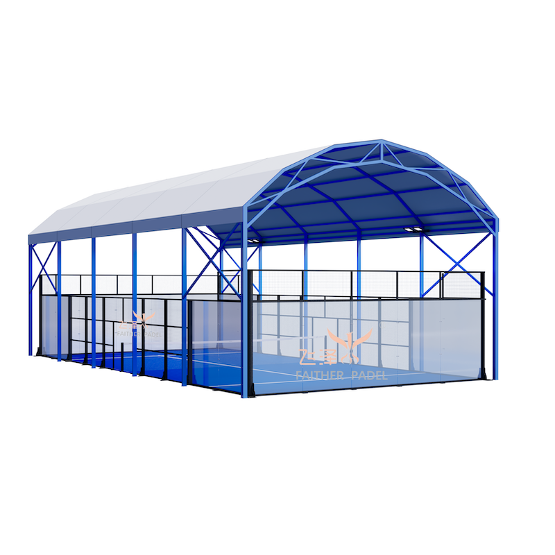 Diamond Paddle Tennis with Canopies