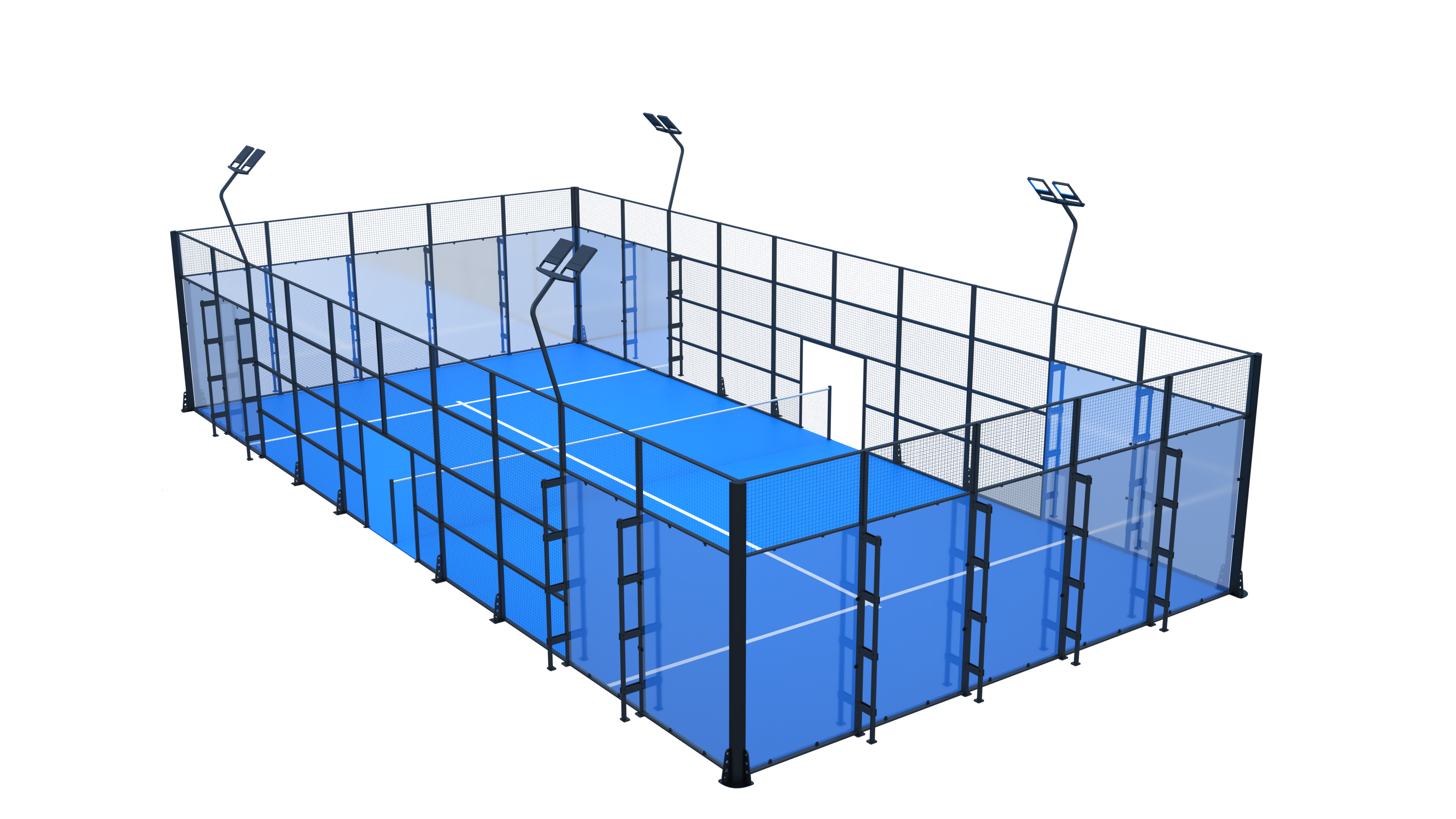 Hurricane Rated Reinforced Paddle Tennis Courts THP05