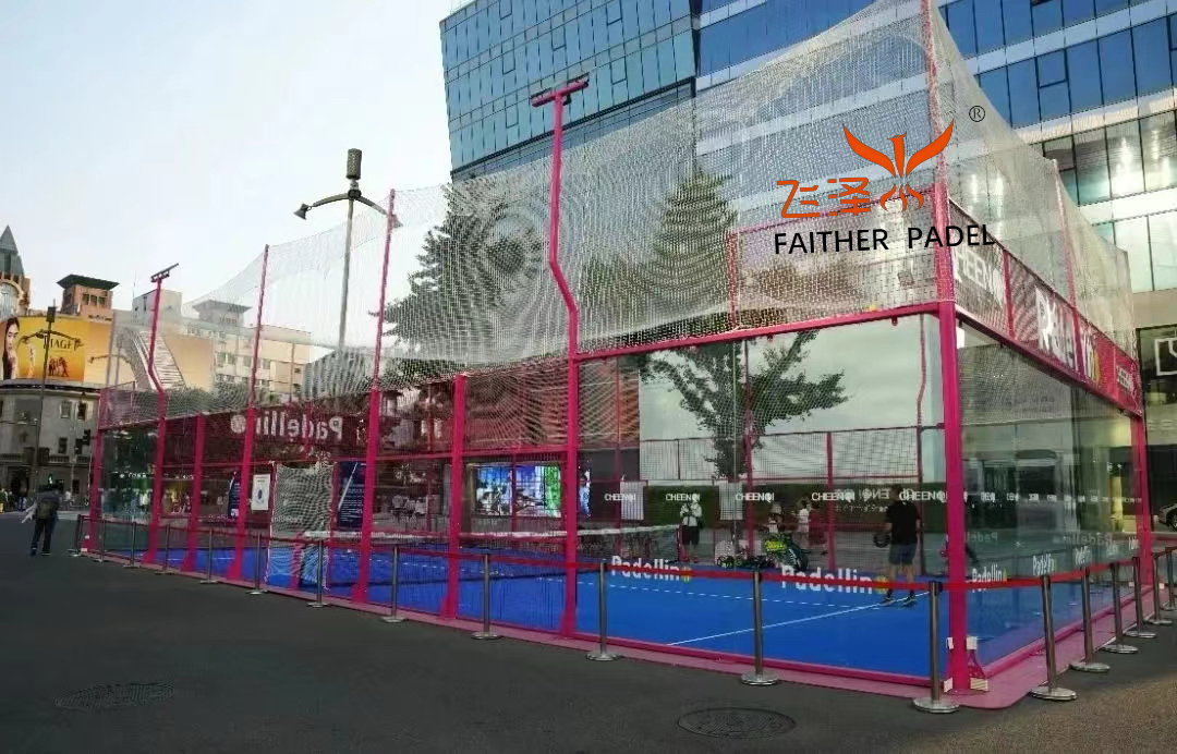 Portable Panoramic Paddle Tennis Courts for Padel Tour