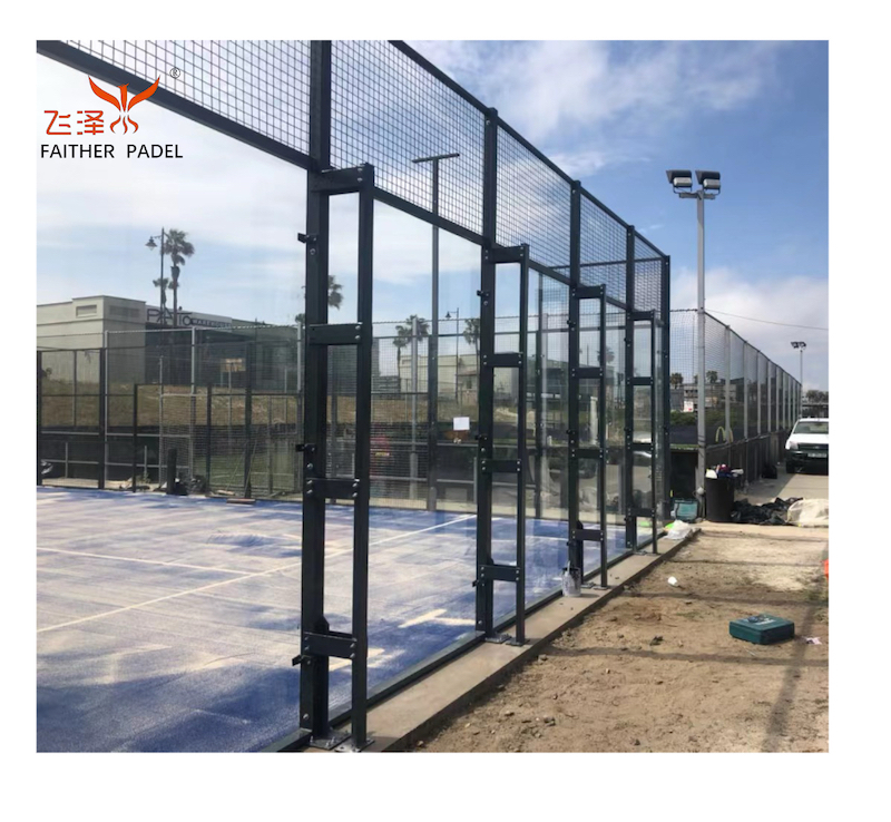 Wind Resistant Reinforced Paddle Tennis Courts THP05