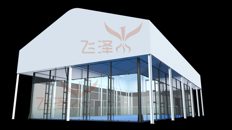 Durable Paddle Tennis Courts Roof