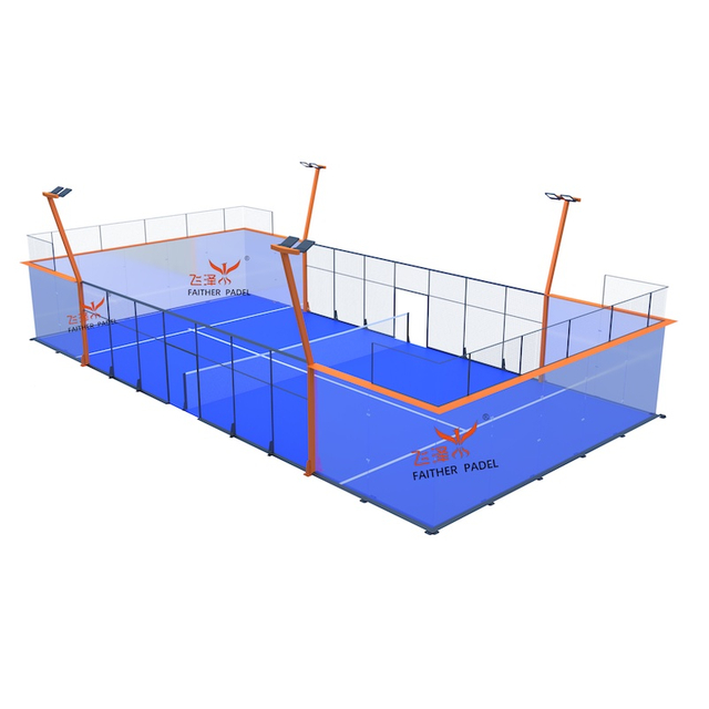 Full View Panoramic Paddle Tennis for Padel Tour